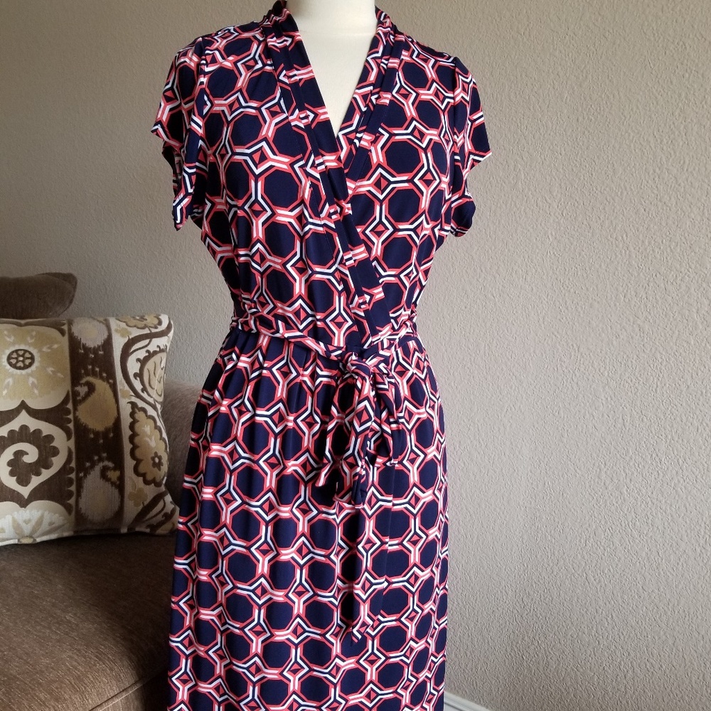 Liz Claiborne Faux Wrap Dress